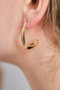 Heliophilia Silver Pendientes Gld - Aykup Dorados con Circonio